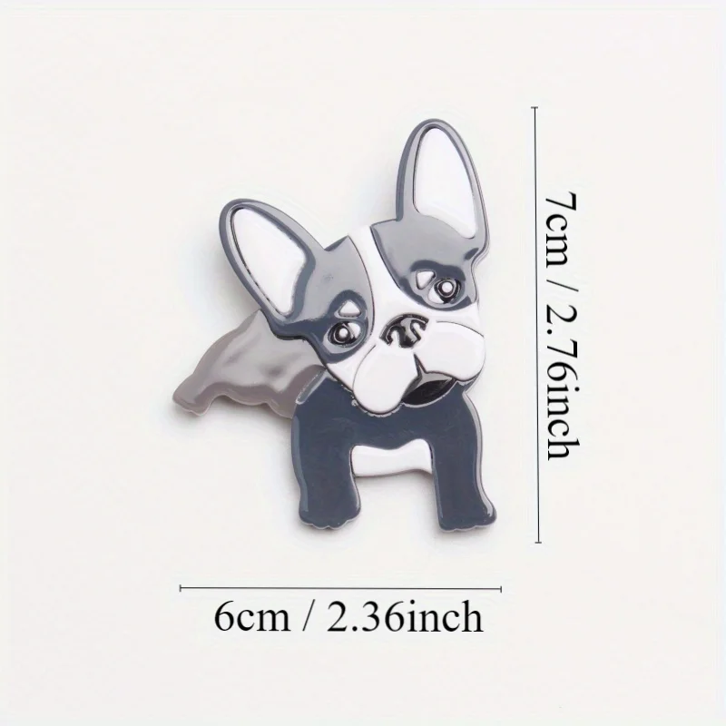 Симпатичная индивидуальная брошь в виде собаки с надписью Law Fighting Dog модный