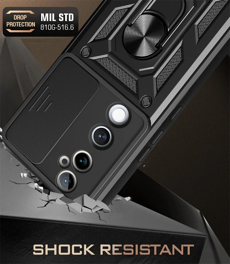 Чехол для vivo V40 Pro задняя крышка телефона магнитное кольцо V 40 vivoV40