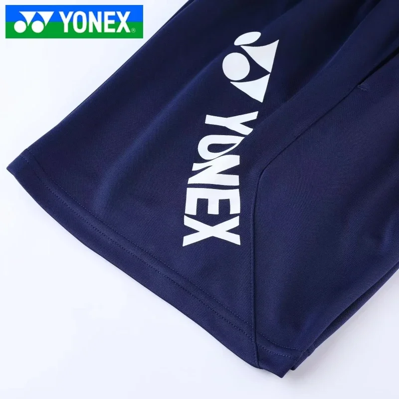 YONEX мужские дышащие быстросохнущие шорты для бадминтона бега летняя спортивная