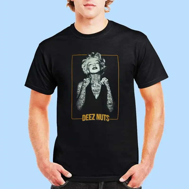 Фото Новая футболка Deez Nuts When Goodbye Means Forever, классическая мужская, черная, размеры S-5XL №1