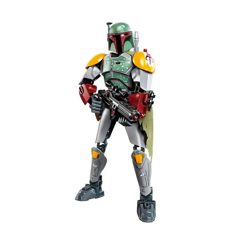

Star Wars Series Boba Fett Puzzle Assembled Building Blocks Boys Inserted Toys Action Figures Children's Toys Gifts