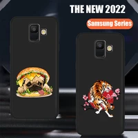 funny cartoon cute tiger silicone cover for samsung galaxy a5 a6 a7 a8 a10 a30 a40 a50 a22 a32 a72 a82 j7 j8 plus phone case