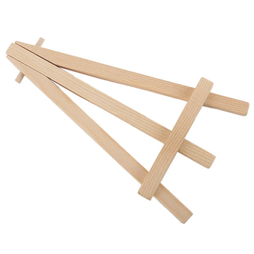 3 шт. мини деревянный мольберт треугольный дисплей подставка для дома