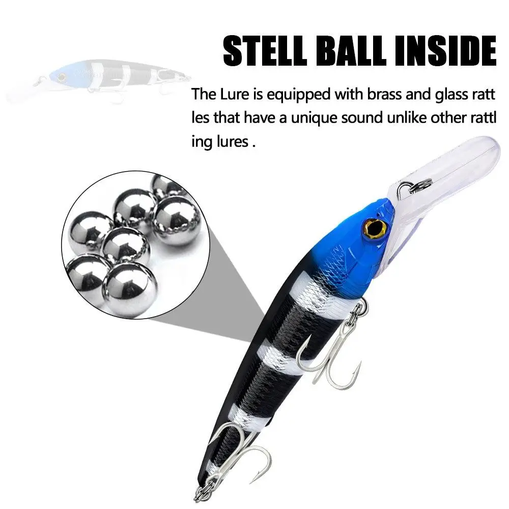 18 5 см 41 г рыболовная приманка для гольяна пластина с широким язычком глубокого