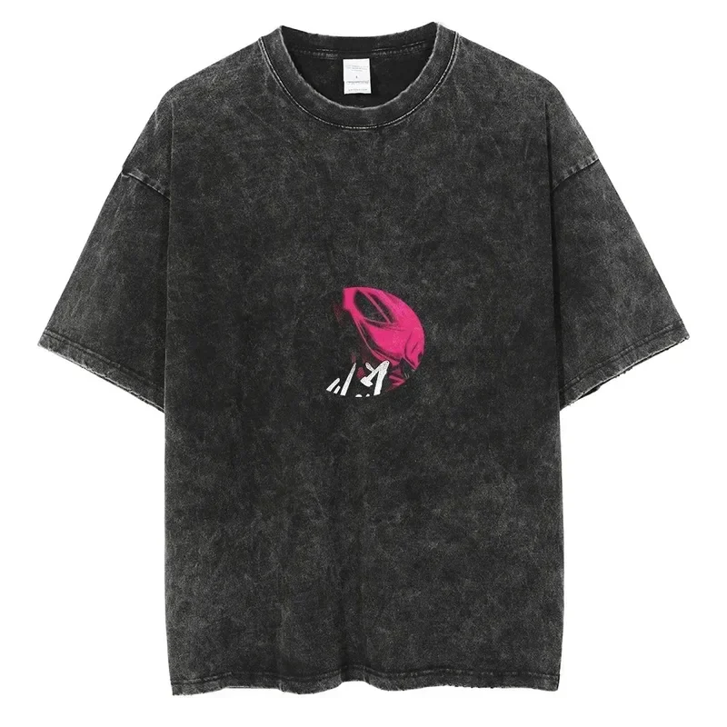 Футболка мужская оверсайз в стиле японского аниме уличная одежда Харадзюку
