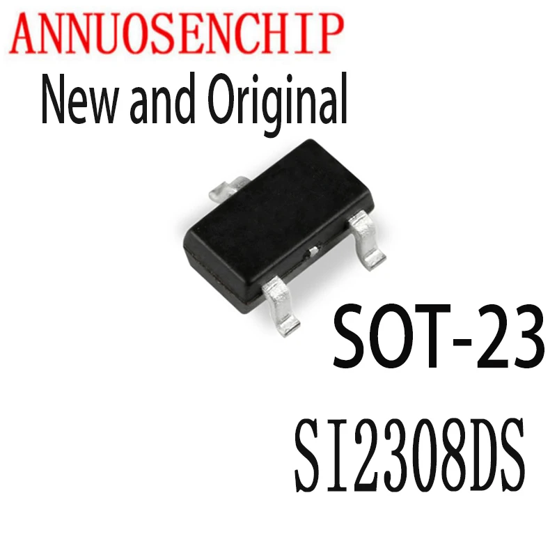 Новые и оригинальные товары 100 шт, SOT-23 SI2308 SOT23 SI2308DS-T1-E3 SOT SI2308DS