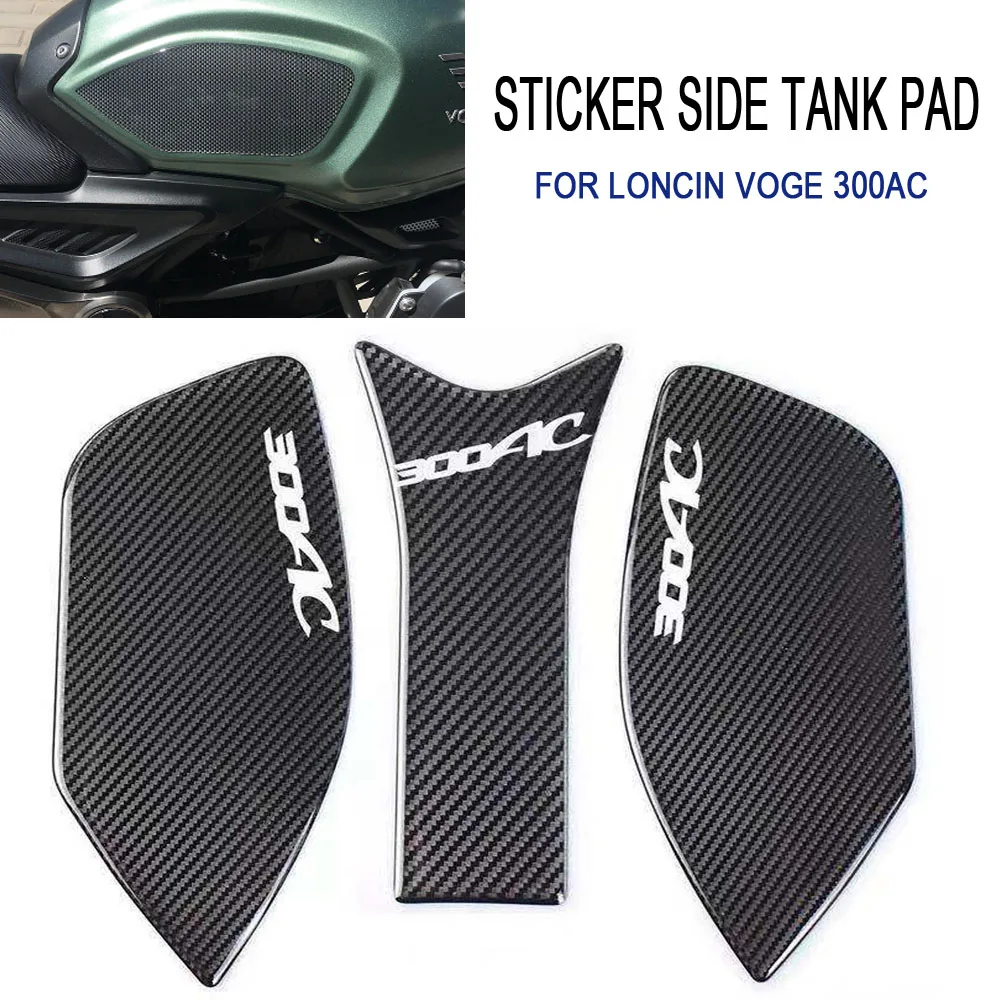 

For Loncin Voge 300AC 300 AC Motorcycle Tank Pad Tankpad Protector Racing Sticker