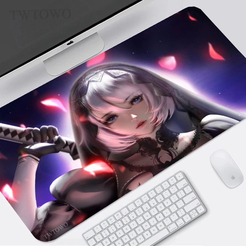 

Коврик для мыши Nier Automata 2b из натурального каучука, XL
