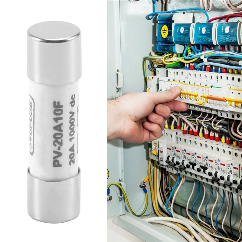 10 шт. Предохранитель постоянного тока солнечный фотоэлектрический