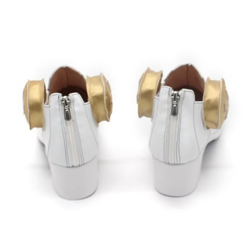 JP Anime Record of Ragnarok Brunhild Обувь для косплея Короткие сапоги ручной работы