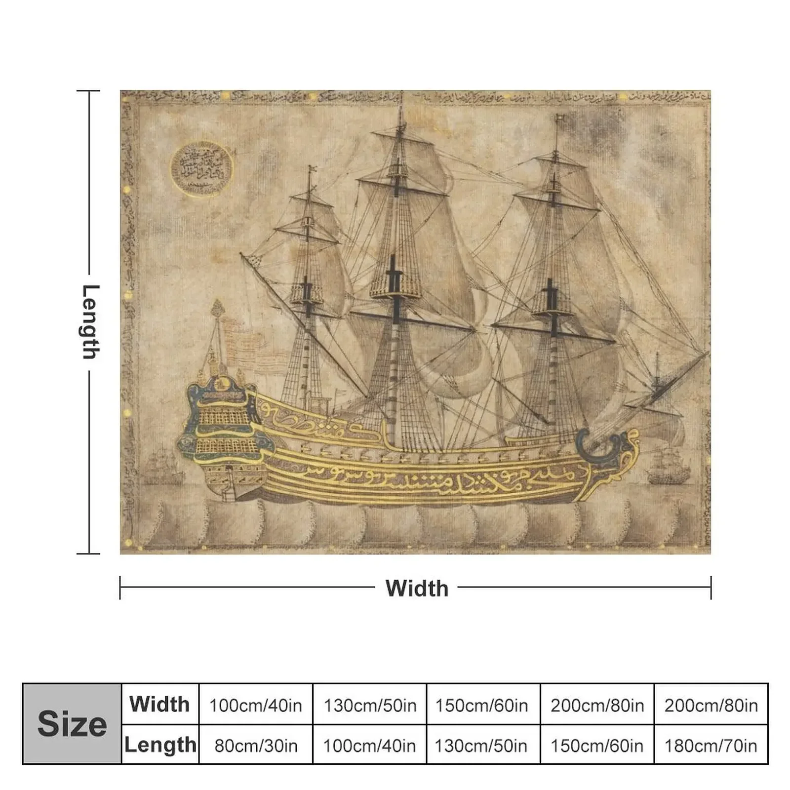 Каллиграфический Галеон Абд аль-Кадир хисари Дата: Дата A.H. 1180/ A.D. 1766-67 Средний: