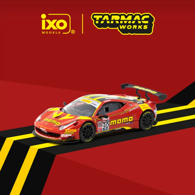 

Tarmac Works TW 1:64 458 Italia GT3 Racing Alloy Diorama Car Model Collection Miniature Carros Toys In Stock