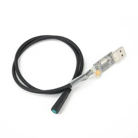1pc 580mm usb programming cable for bafang programming 5pin usb cable for bbs01 bbs02 bbshd mid drive motor
