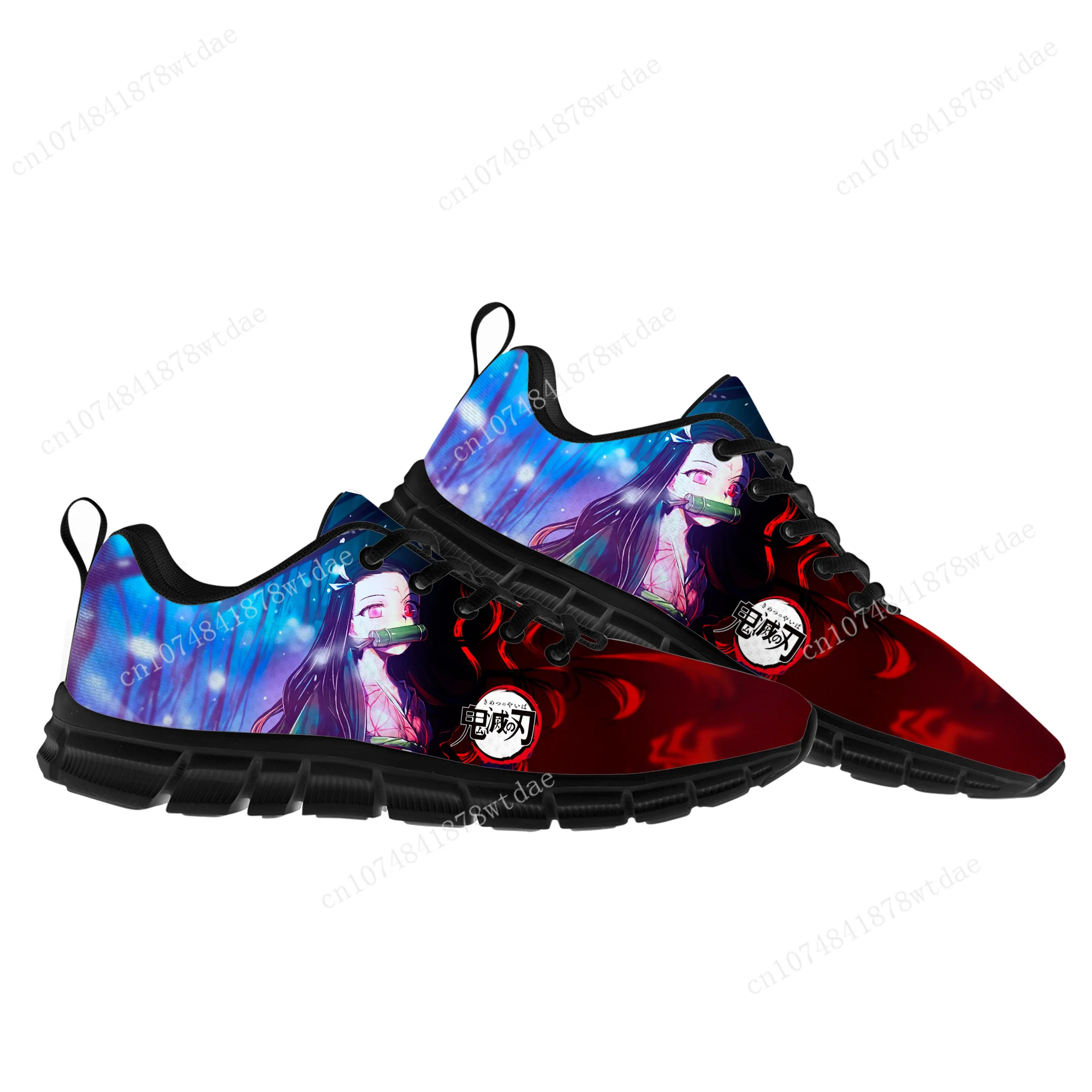 

Kamado Nezuko Sports Shoes Mens Womens Teenager Kids Children Sneakers Demon Slayer High Quality Comics Sneaker Custom Shoe