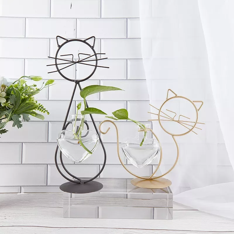 

NEW Cute Shaped Pot Transparent Vase home decor Hydroponic Plant Vases Ornament