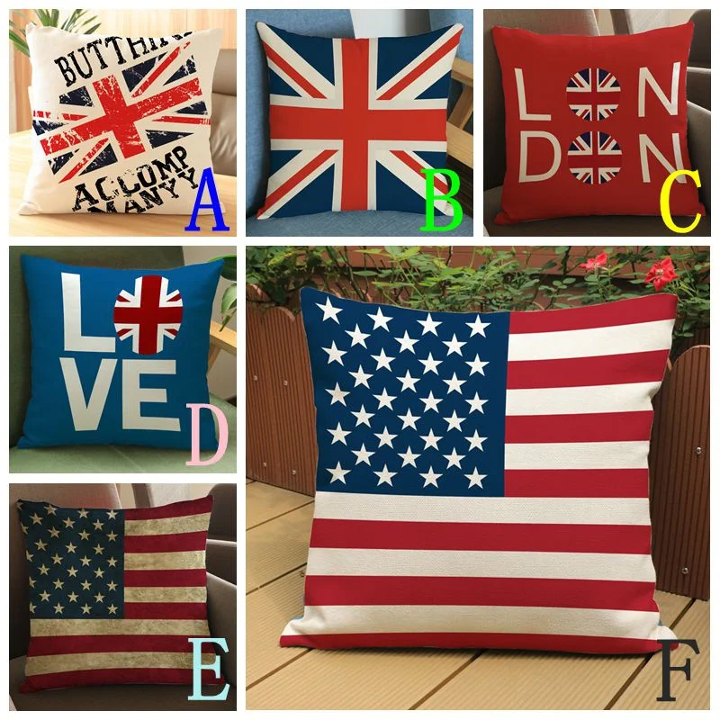 

Modern European Creative Couple Cotton and Linen Pillowcase Home Decoration Sofa Cushion Cover