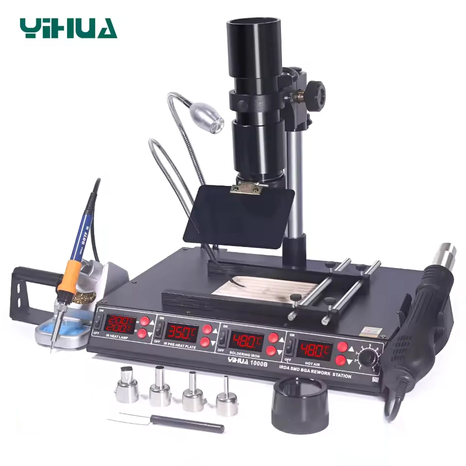 

Паяльная станция YIHUA 1000B 1350 Вт