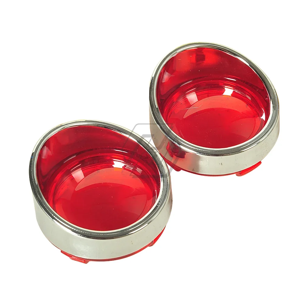 Хромированный чехол для мотоцикла с козырьком указателя поворота Harley Dyna Softail