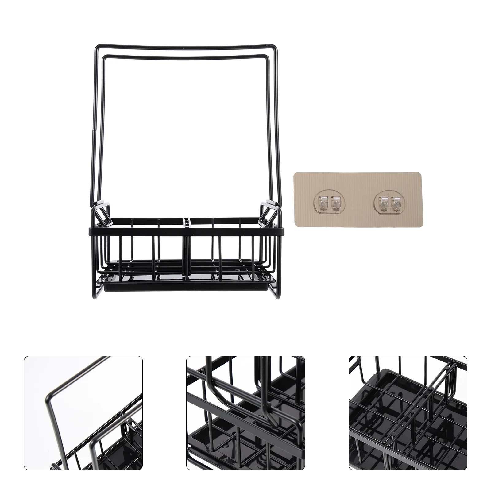 

Household Sponge Drain Rack Multi-function Sponge Rack Kitchen Storage Rack Kitchen Accessory