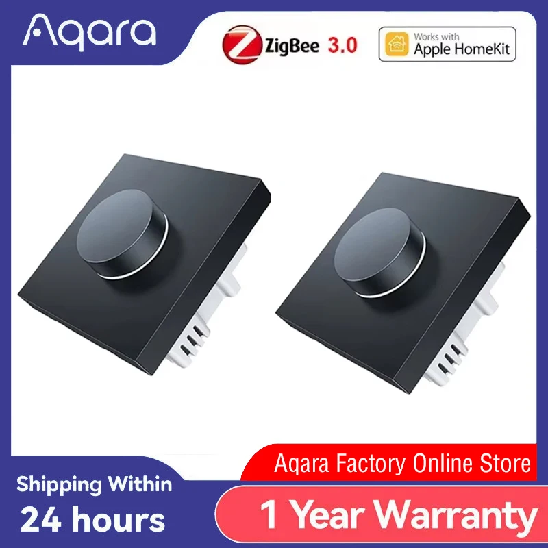 Диммер Aqara Smart H1 Zigbee с нейтральной линией Zero умный дом поворотный пульт