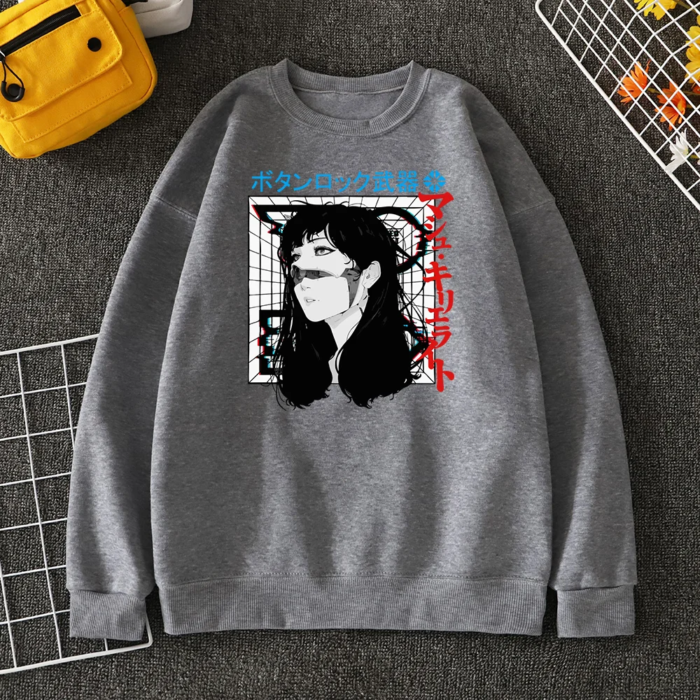 

Толстовка мужская с японским принтом, Повседневная Уличная одежда в стиле киберпанк, киборг, в городском стиле с длинными рукавами, в стиле Харадзюку