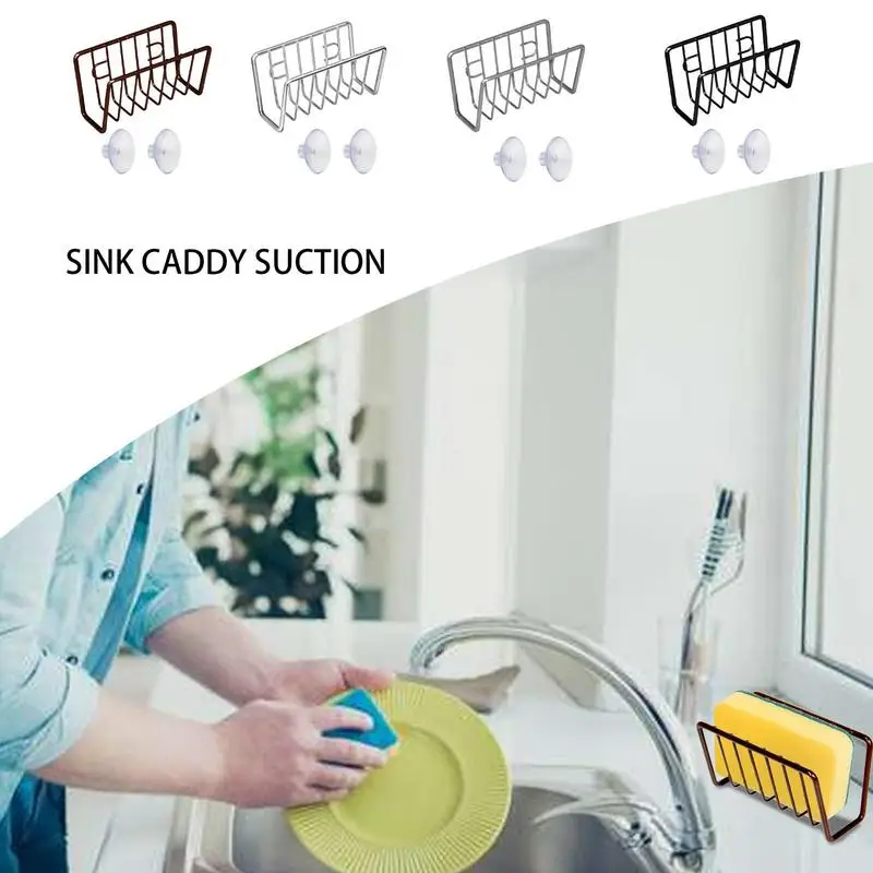 

Kitchen Sink Suction Holder Human Engineering Dimensions Broadly Used Dish Cloth Up Storage Hook Cleaning Rack Supplies For Tool