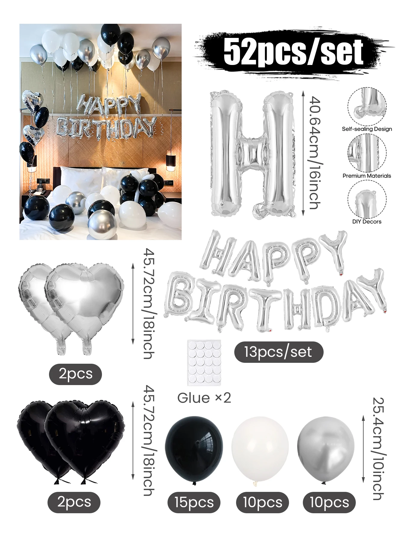 

Набор шаров для праздника 16 дюймов