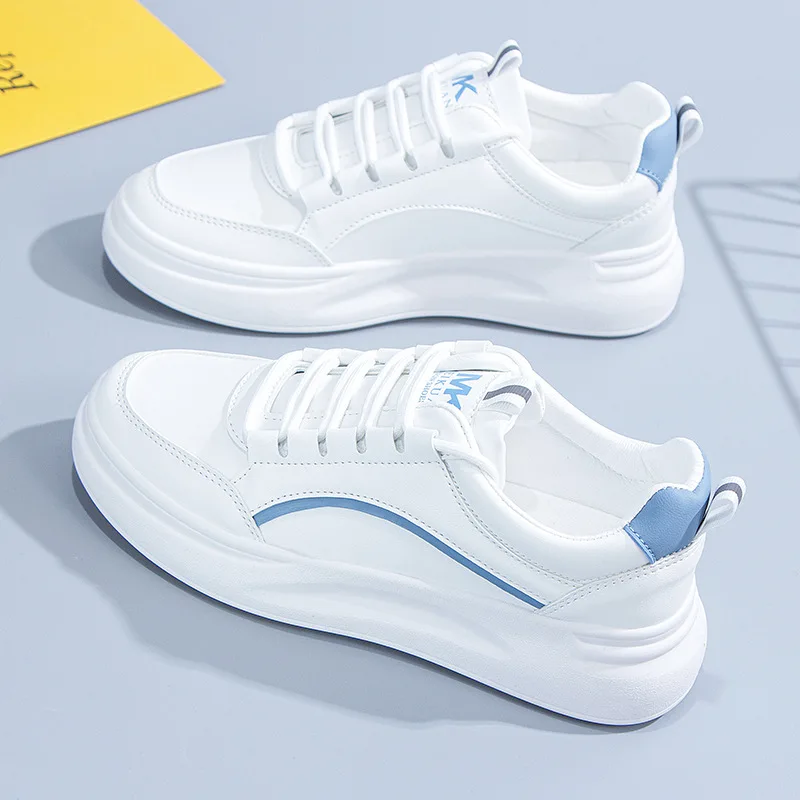 Shoes Women's 2022 Trendy Shoes New White Shoes Women's Summer Korean Version Thick-soled Casual All-match Student Board Shoes