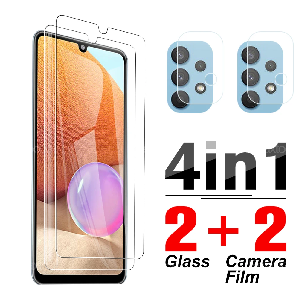 

Защитное стекло для камеры 4 в 1, Защитная пленка для экрана Samsung Galaxy A32 4G A32 5G A31 A30 A30S A 32, закаленная пленка для телефона