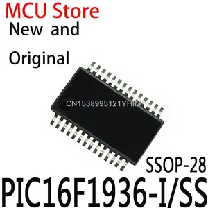 PIC16F1936-ISS SSOP-28 PIC16F1936-I PIC16F1936 MCU 8-Bit PIC16 PIC RISC 14KB Flash 2.5V/3.3V/5V 28-Pin IC PIC16F1936-I/SS