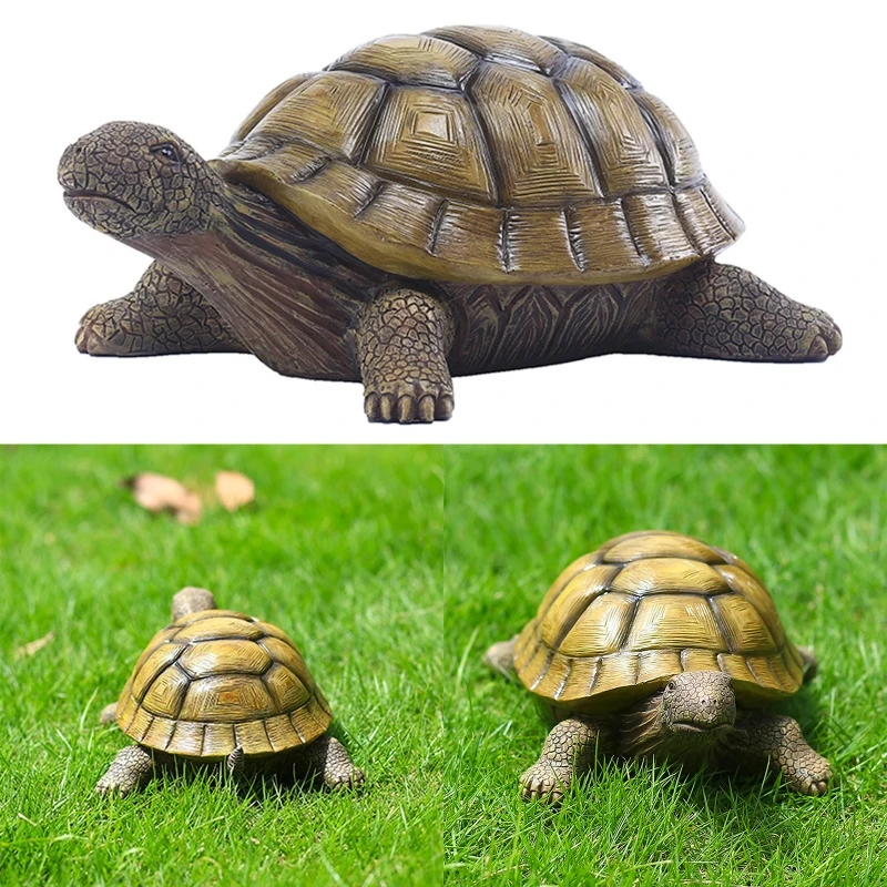 

Resin Turtle Statue Fortune Lucky Fengshui Ornament Art Crafts Decor for Indoor Outdoor Garden Yard Decoration Figurine Birthday