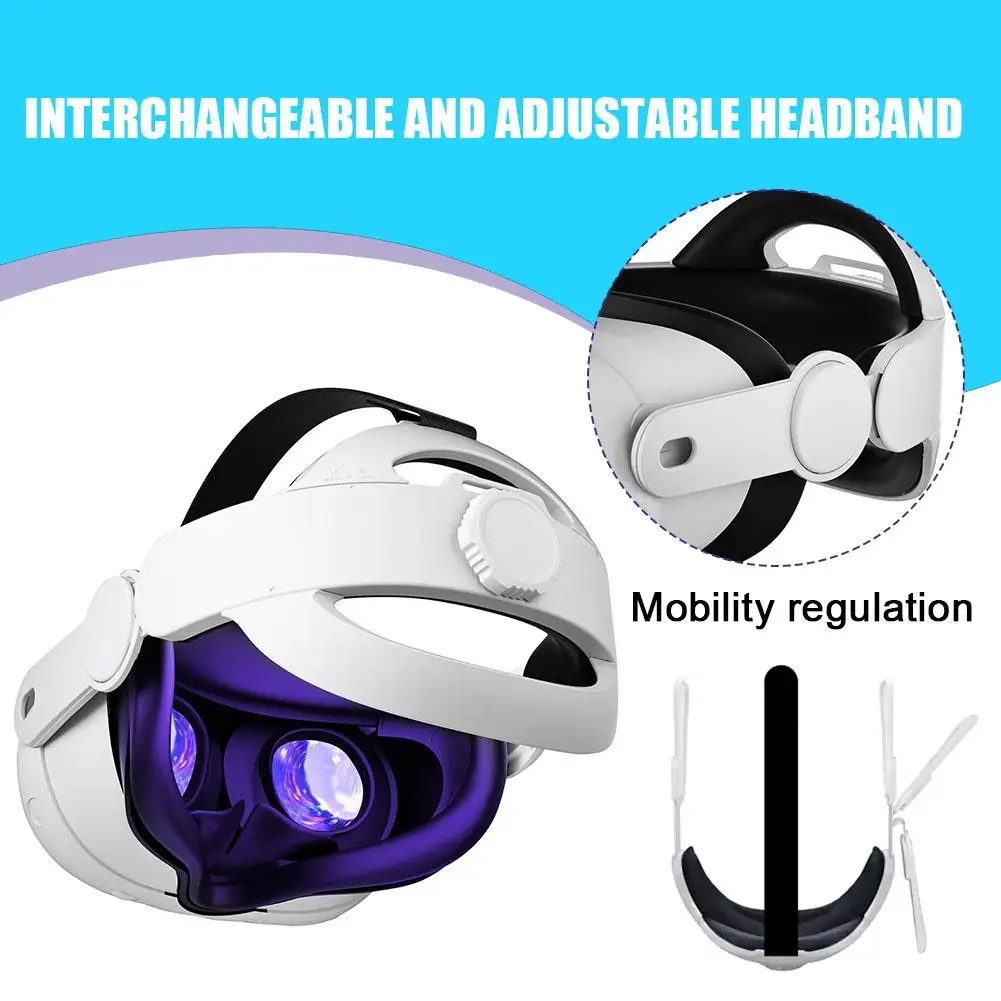 

Регулируемый ремешок для головы для Meta 3, обновленная Элитная повязка на голову, альтернативный ремешок для головы для Oculus 3, аксессуары виртуальной реальности E9S4