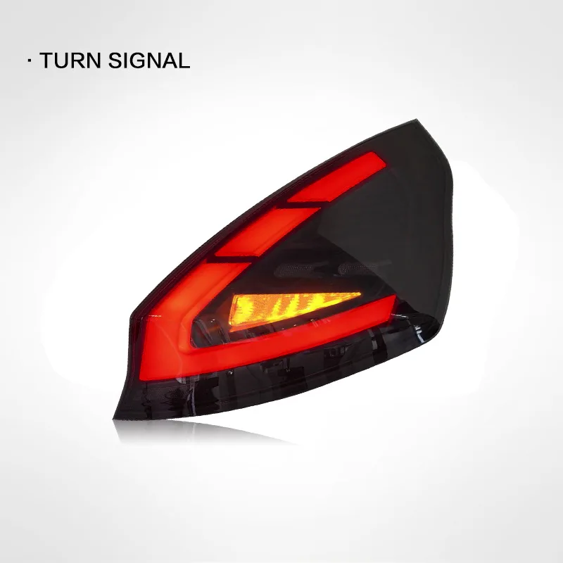 Фото 2 шт. задних фонарей для Ford Fiesta MK7 ST SE 2009-2015, модифицированные светодиодные задние фонари в сборе №3