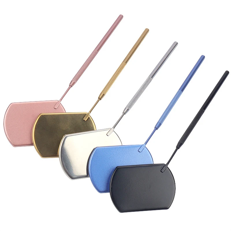 

Stainless Steel Handheld Portable Square Eyelash Examination Grafting Eyelash Auxiliary Mouth Oral Teeth Care Tool