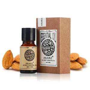 Эфирное масло миндаля AKARZ, натуральное масло, косметика, свечное мыло, ароматизатор сделай сам, запахи, миндальное масло