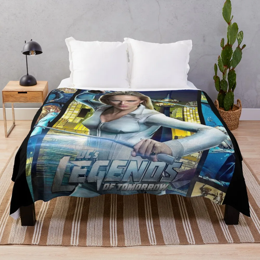 

White Canary Poster Throw Blanket Stuffed Blankets Furry Blankets