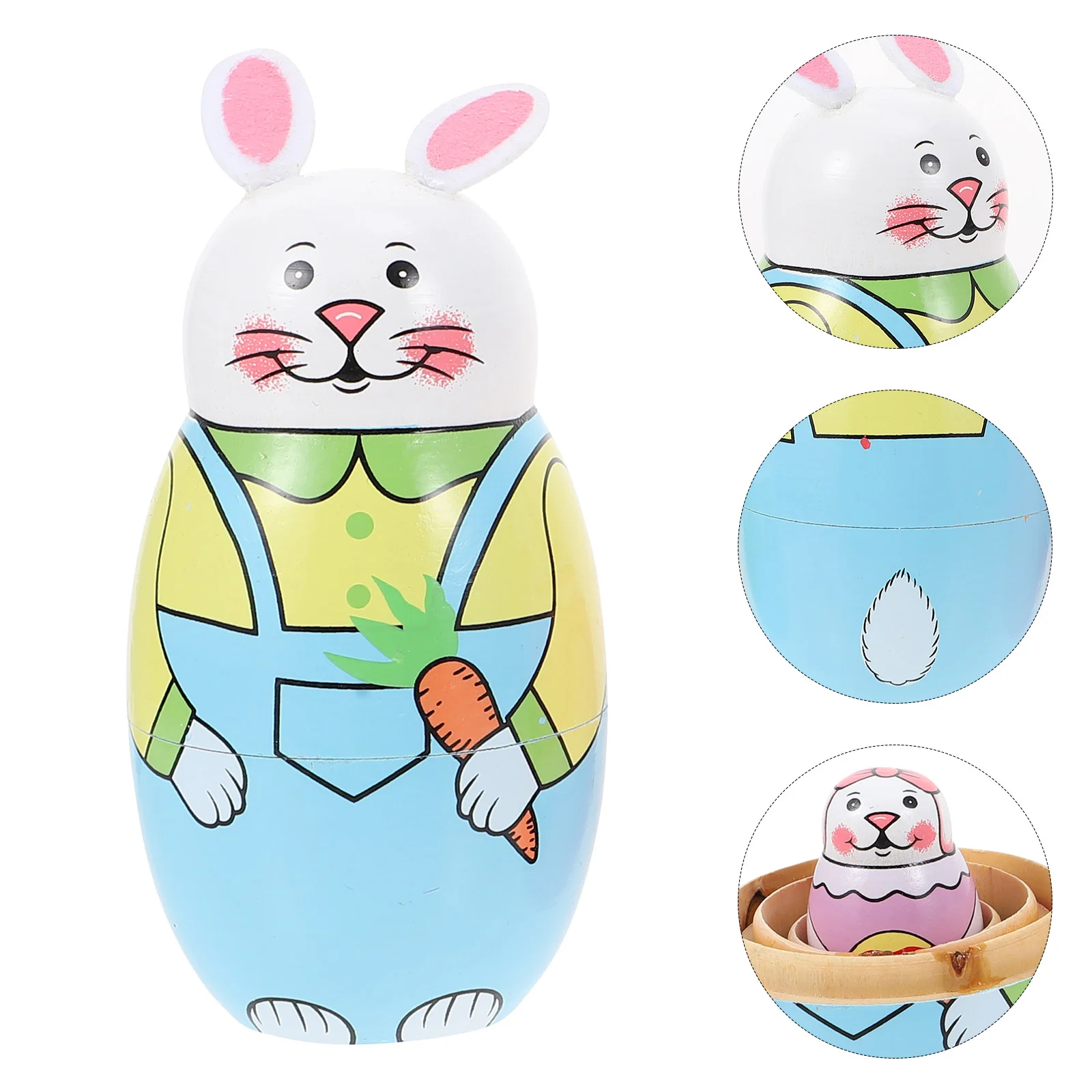 

Rabbit Nesting Toys Nesting Kids Educational Toys Easter Nesting Baby Halloween Nesting Dolls