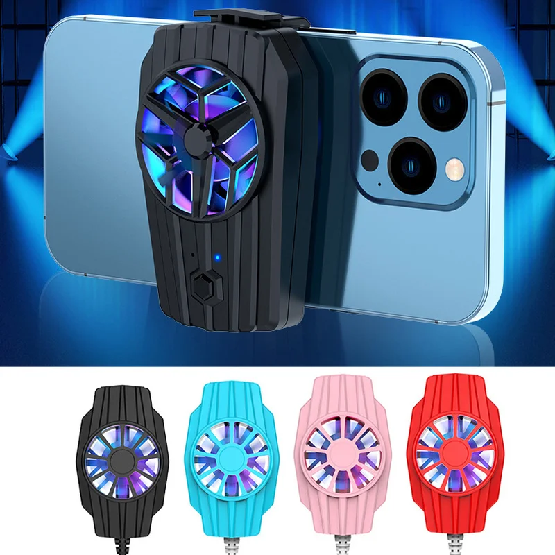 

Mobile Phone Radiator Back Clip Cooling Bracket Semiconductor Refrigeration Cooling Fans Game Accessories