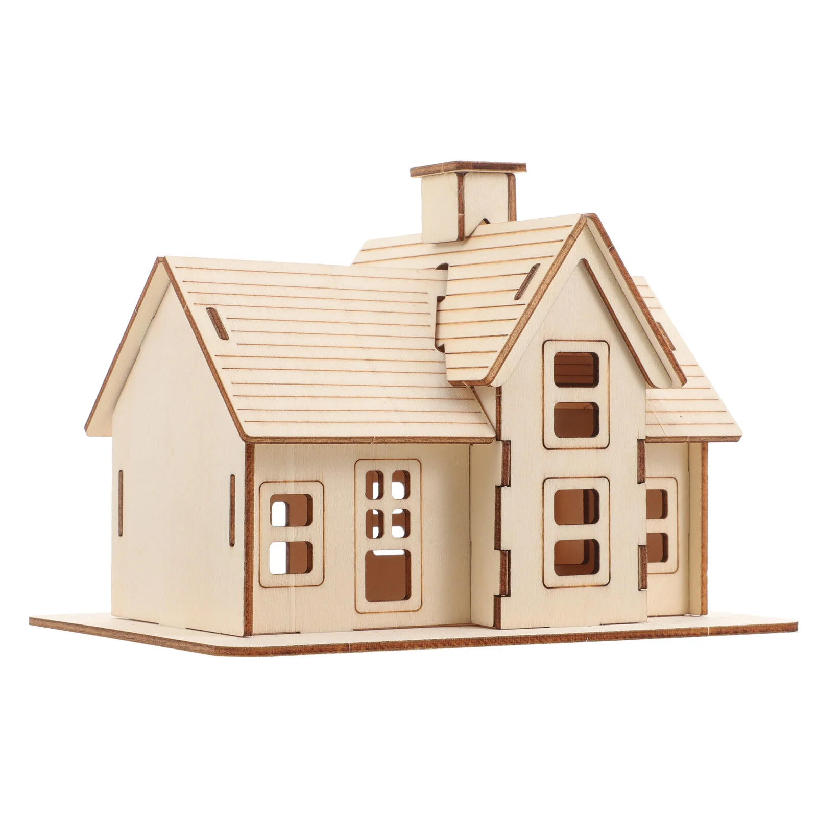 

DIY Wood Puzzle Adult Wooden House 3d Puzzles Manual Assembling Assemble Jigsaw