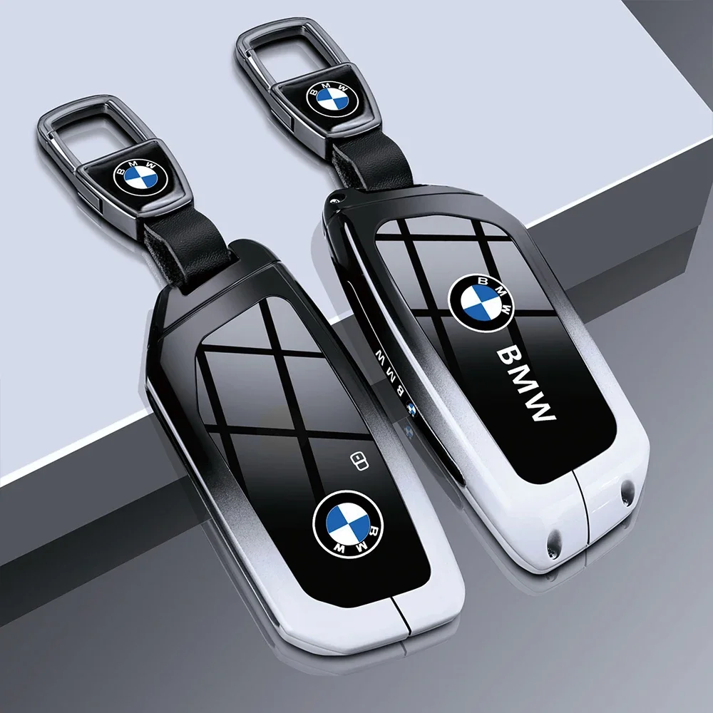 

Чехол для автомобильного ключа из цинкового сплава, брелок для BMW i7 X7 G07 iX I20 X1 U11 3 5 7 серии G70 G09 G81 M3 520 F10 F30 F18 118i 320i