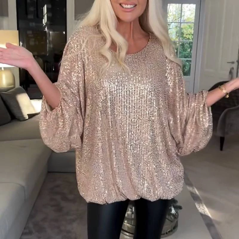 Женская мода с круглым вырезом уличные пуловеры топы повседневные свободные