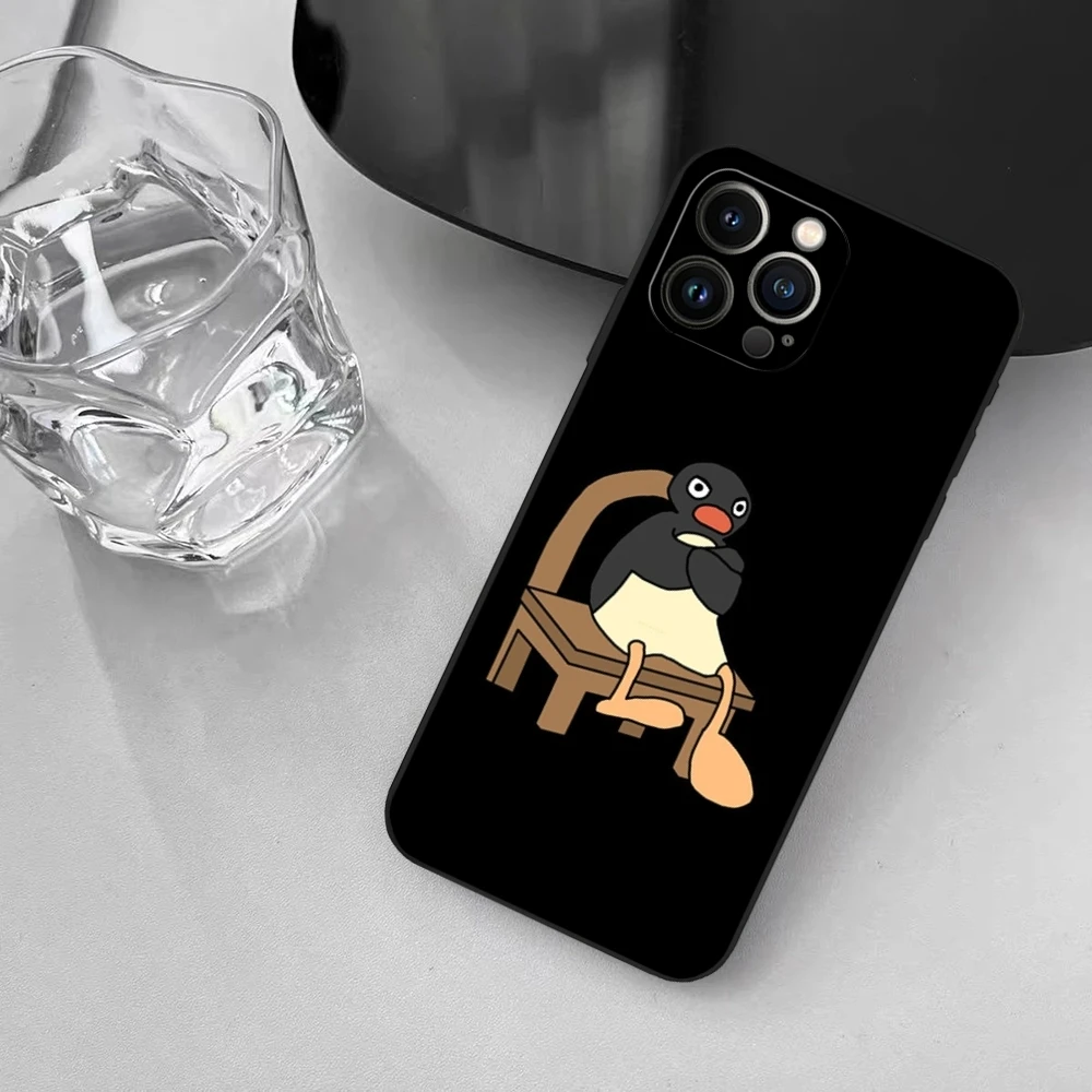 Чехол для телефона PinguS PenguinS iphone 13 11 15 Pro Max 14 12 16 Xs Mini Xr X 7 8 Plus Shell Coque
