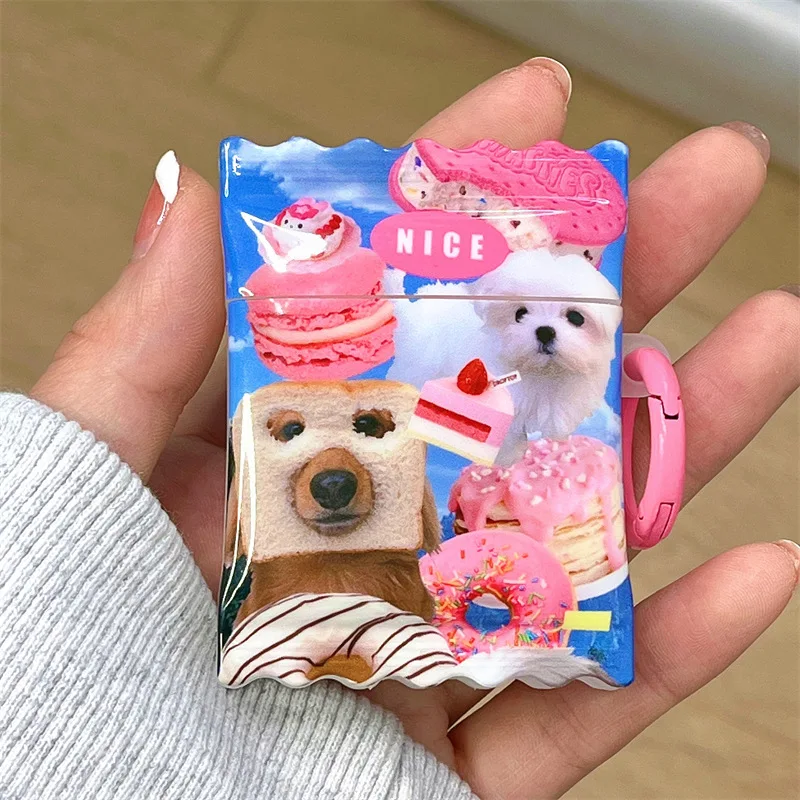 

Cute dog candy bag suitable for Apple airpods pro case 1/2/3 generation unlimited Bluetooth headphone cover silicone cushion pad