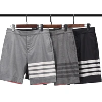 thom bruns new tb suit shorts mens and womens korean style yarn dyed four bar five point pants