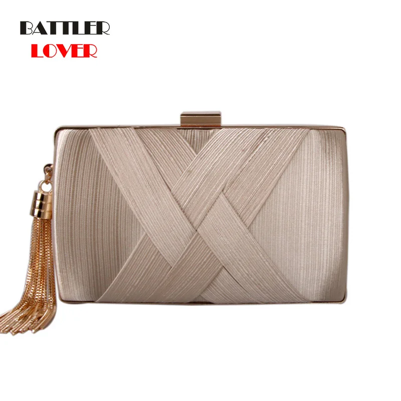 

Handbags Luxury Designer 2023 Women 2023 Tassel Clutches Evening Bags for Female Wedding Purse Minaudiere Chain