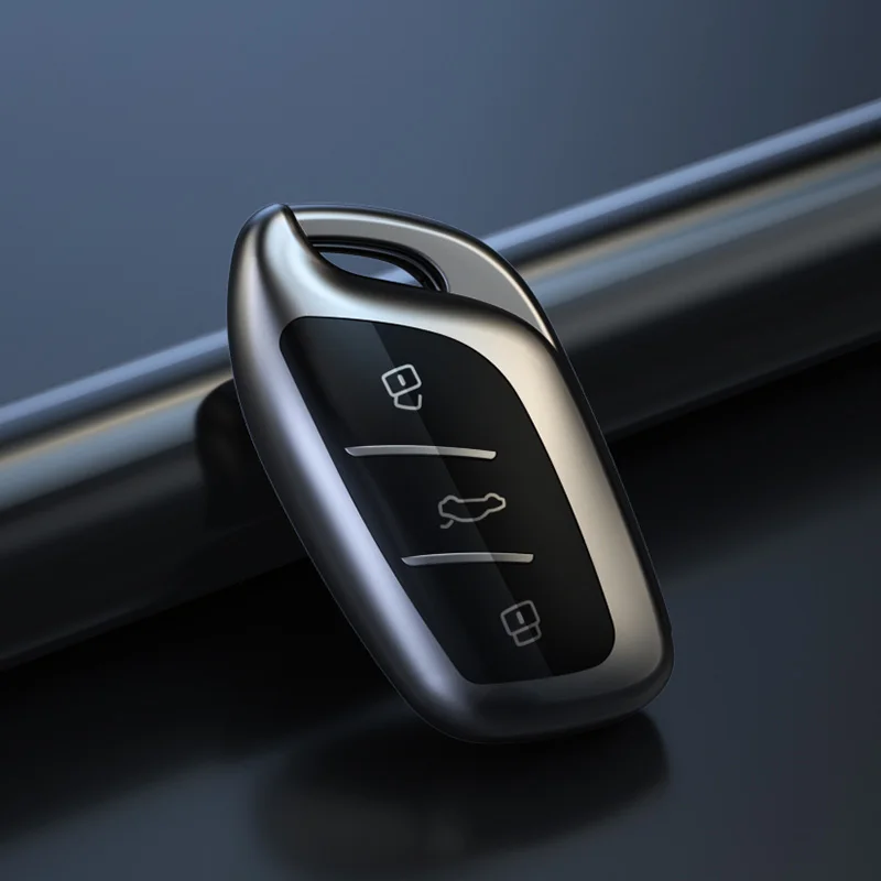 

Для MG 4 2023 Mg4 Ev MG HS GT ZS EV ZX MG5 MG6 3-кнопочный мягкий брелок из ТПУ для ключей Брелок для Roewe RX3 RX5 RX8 ERX5 I6 I5