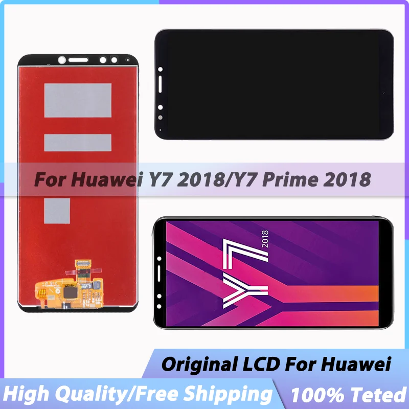 Протестированный оригинальный для Huawei Y7 2018 LCD LDN-L21/LX2 дисплей сенсорный экран