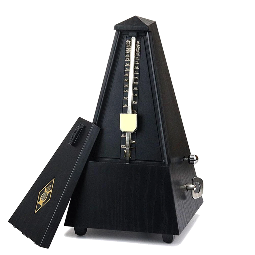 

Vintage Tower Type Guitar Metronome Bell Ring Piano Violin Rhythm Mechanical Pendulum Metronome