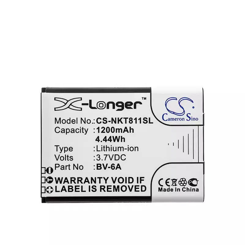 8110 4G TA-1048 TA-1059 мобильный телефон BV-6A CS-NKT811SL литиевый аккумулятор
