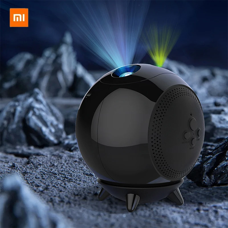 

Xiaomi Room Projection Star Light Atmosphere Night Lights HD Lens Outdoor Bedroom Bedside Birthday Party Sleeping 9 Modes